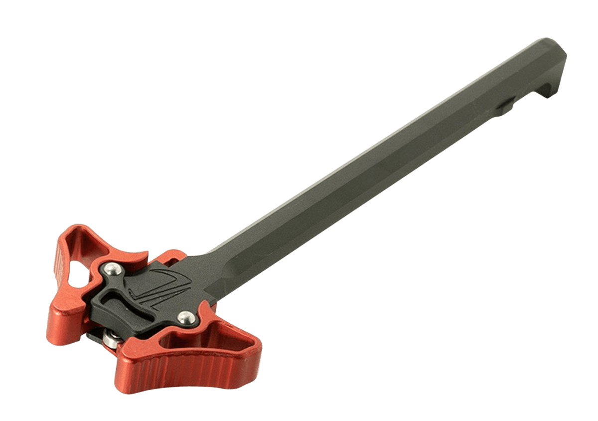 Timber Creek Outdoors Enforcer Ambidextrous Charging Handle AR Red Aluminum