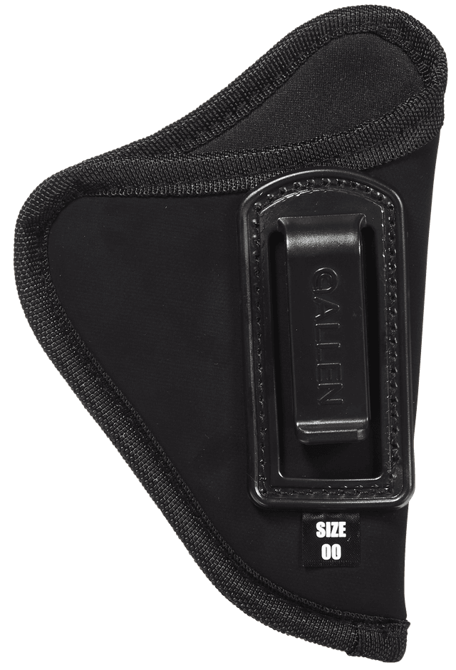 Allen 44600 Inside-The-Pant Conceal Carry Holster Size 00 IWB Black Ultrasuede Fabric, Fits Small/Medium DA Revolvers, Belt Mount Clip, Right Hand