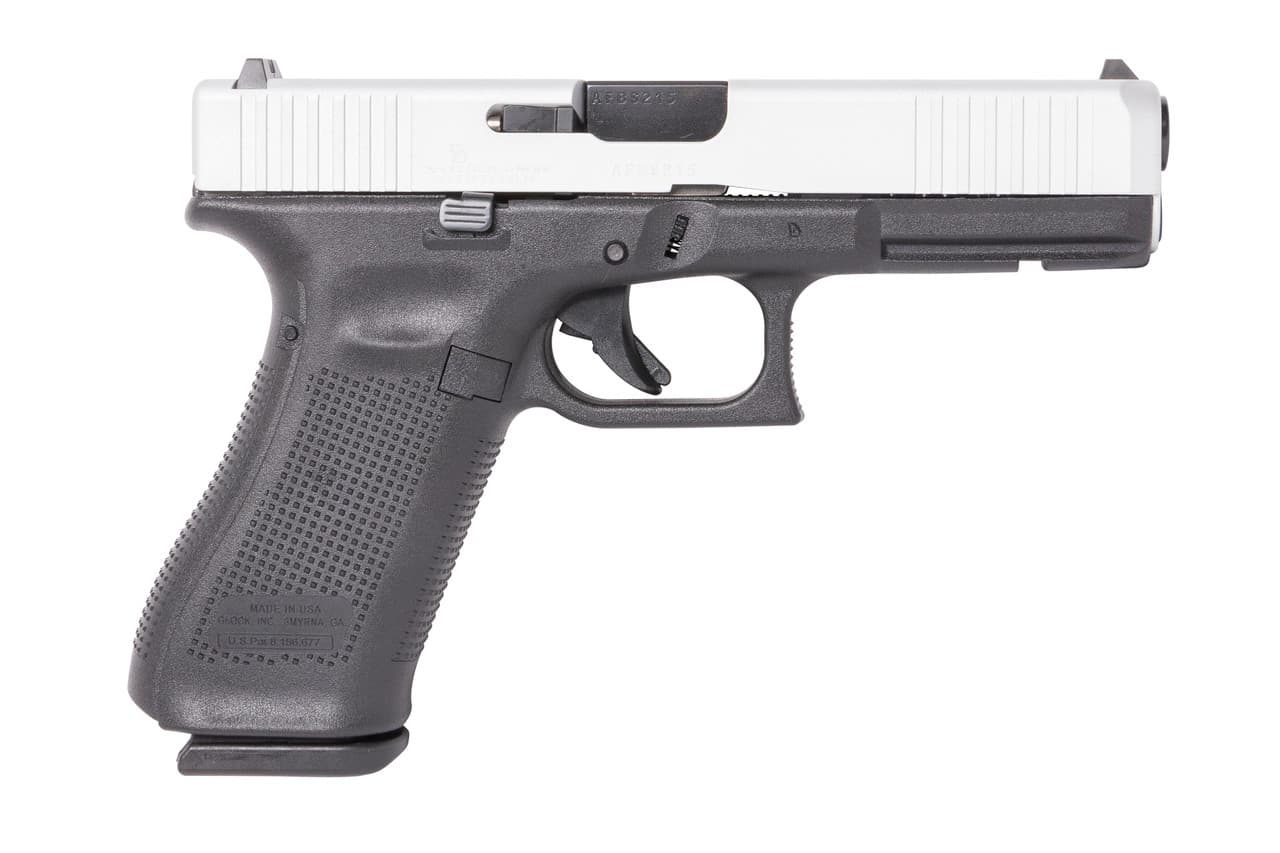 Glock G17 Gen 5 9mm Luger 4.49in 17rd Cerakote Satin Aluminum Slide