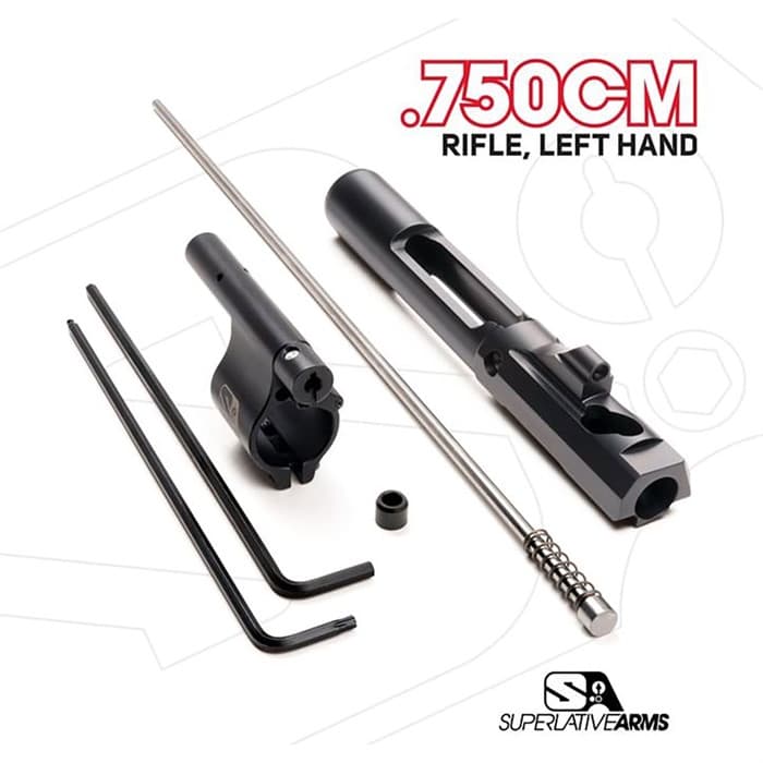 Superlative Arms Ar-15 Adjustable Piston System with Clamp On 0.750 Gas Block