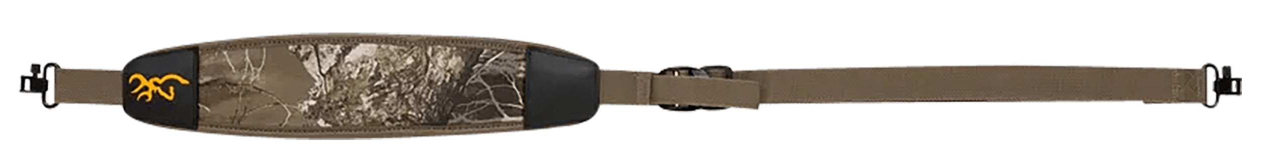 Browning 12201460 Big Game Realtree Edge Neoprene, 25"- 50" L, Rubber Shoulder Pad, Includes Swivels