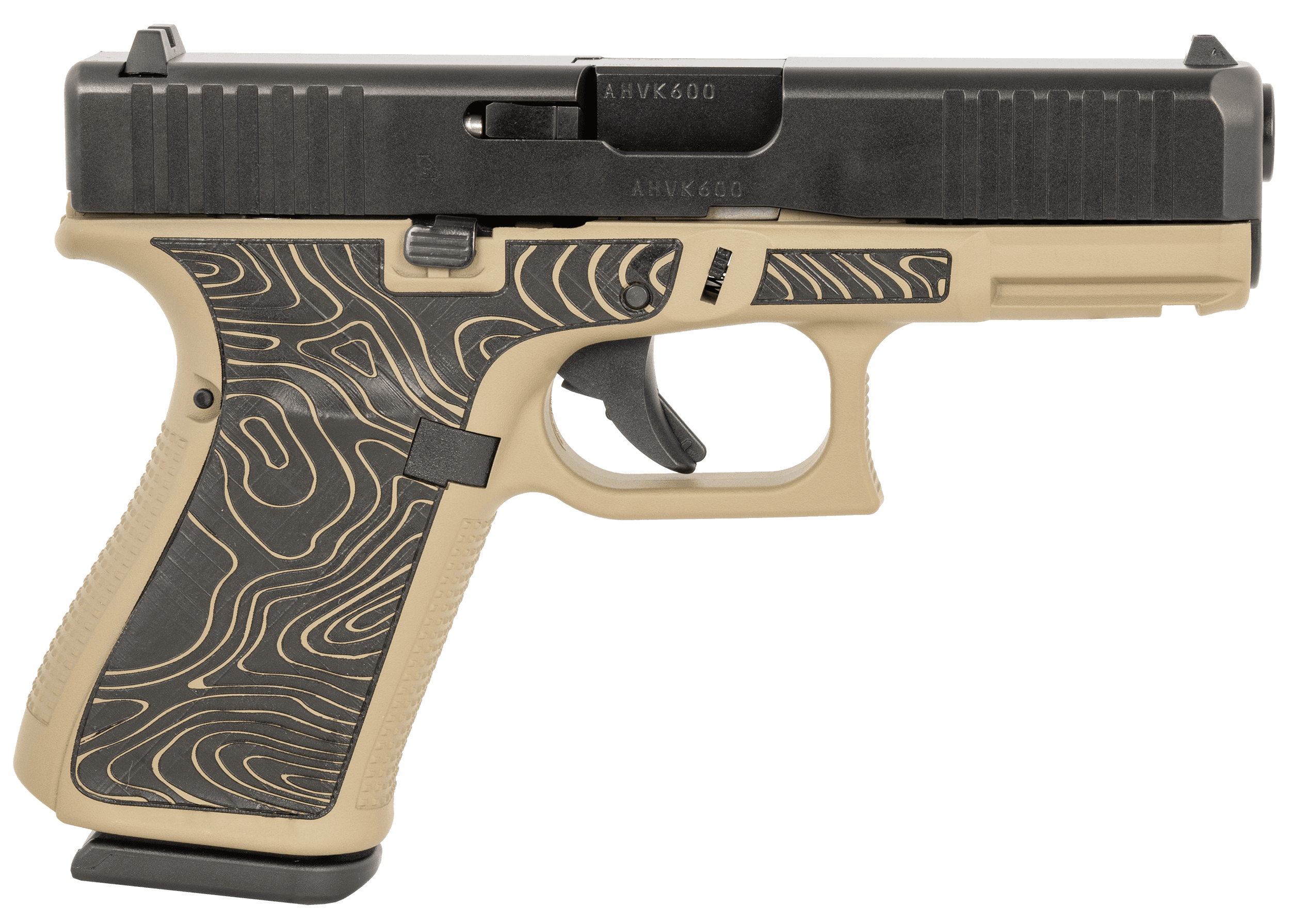 Glock G19 Gen 5 9mm 4.02in 15rd Serrated Expedition Cerakote Finish