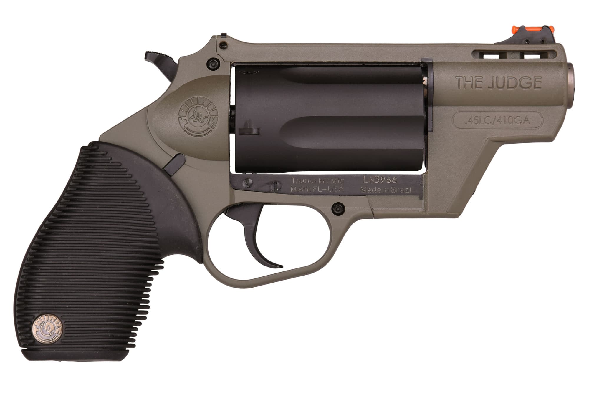 Taurus Public Defender Polymer 45 Colt 2 Inch 5 Round OD Green
