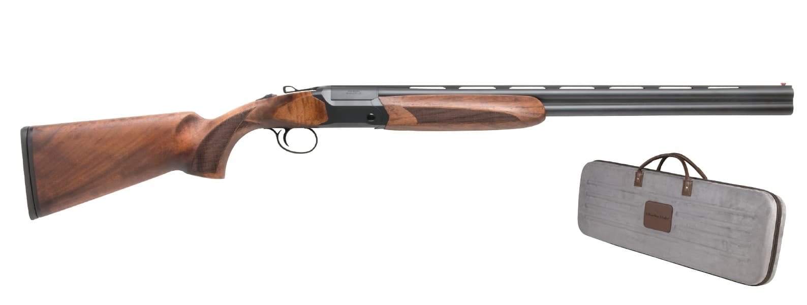 Charles Daly 214E Superior 28GA, 26in. Barrel, 2rd, Wood Stock & Forend - Black (930.352)