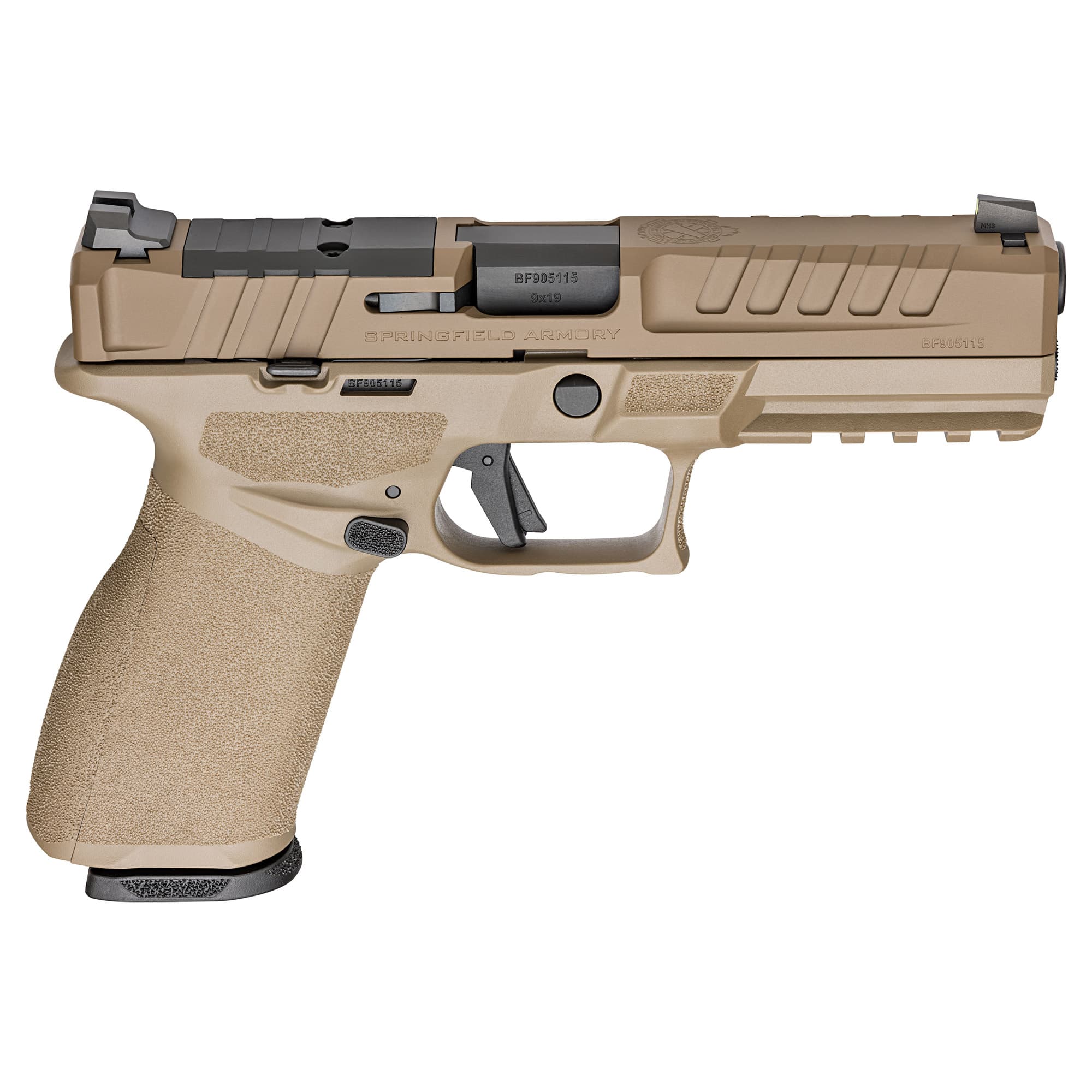 Springfield Armory Echelon 9mm Luger 4.5 inch 15 Round Desert Flat Dark Earth Cerakote