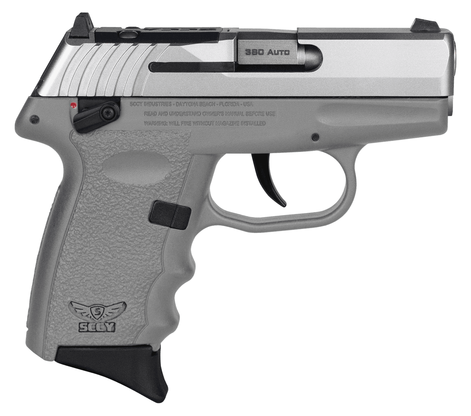 SCCY Industries CPX4TTSGRDRG3 CPX-4 RD 380 ACP 10+1 2.96" Sniper Gray Polymer/Serrated Stainless Steel Slide/Finger Grooved Sniper Gray Polymer Grip