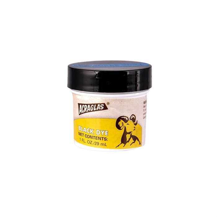 ACRAGLAS DYE BLACK 1OZ