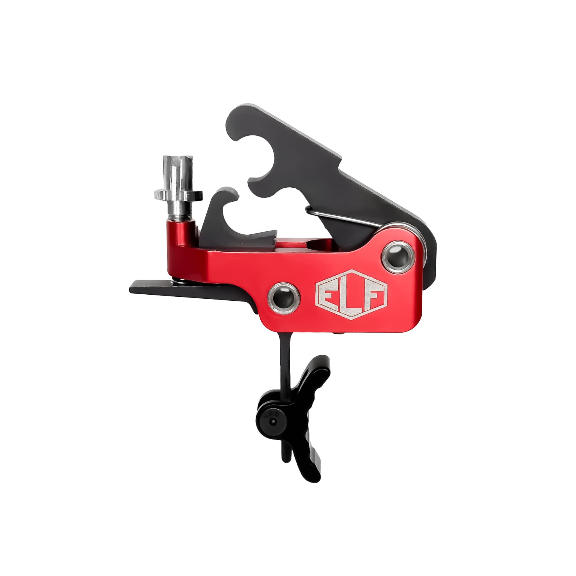 Elftmann SE Trigger Red Curved FA Large Pin for AR-15