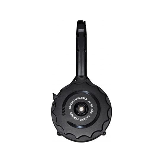 RWB Drum Mag Glock 40 S&W 50rd Polymer Compatible with Double Stack Models