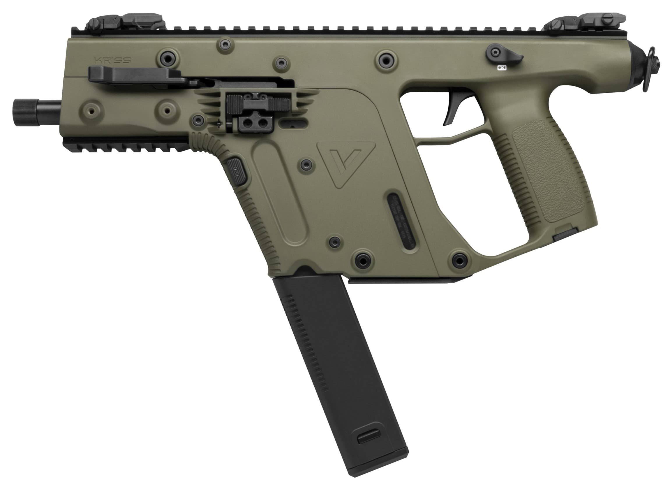 Kriss Vector SDP G2 9mm Luger 5.5in Barrel 10 Rounds OD Green