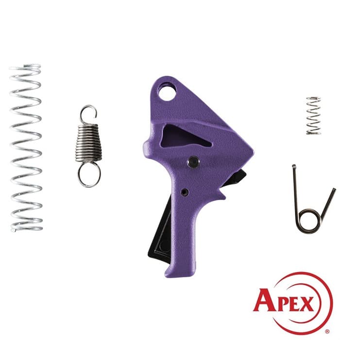 Apex Tactical S&W SDVE Flat Faced Action Enhancement Kit Purple