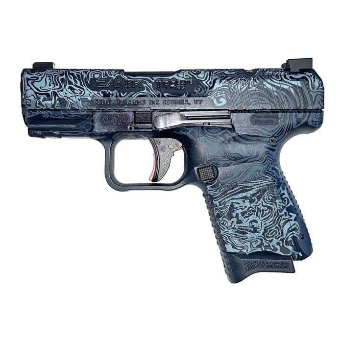 Canik TP9 Elite SC 9mm 3.6 Inch Barrel 15-Round Damascus Blue