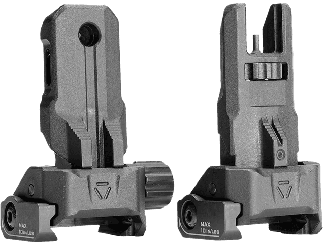 Strike Industries SPBUS Strike Polymer Folding Backup Sights for AR-15