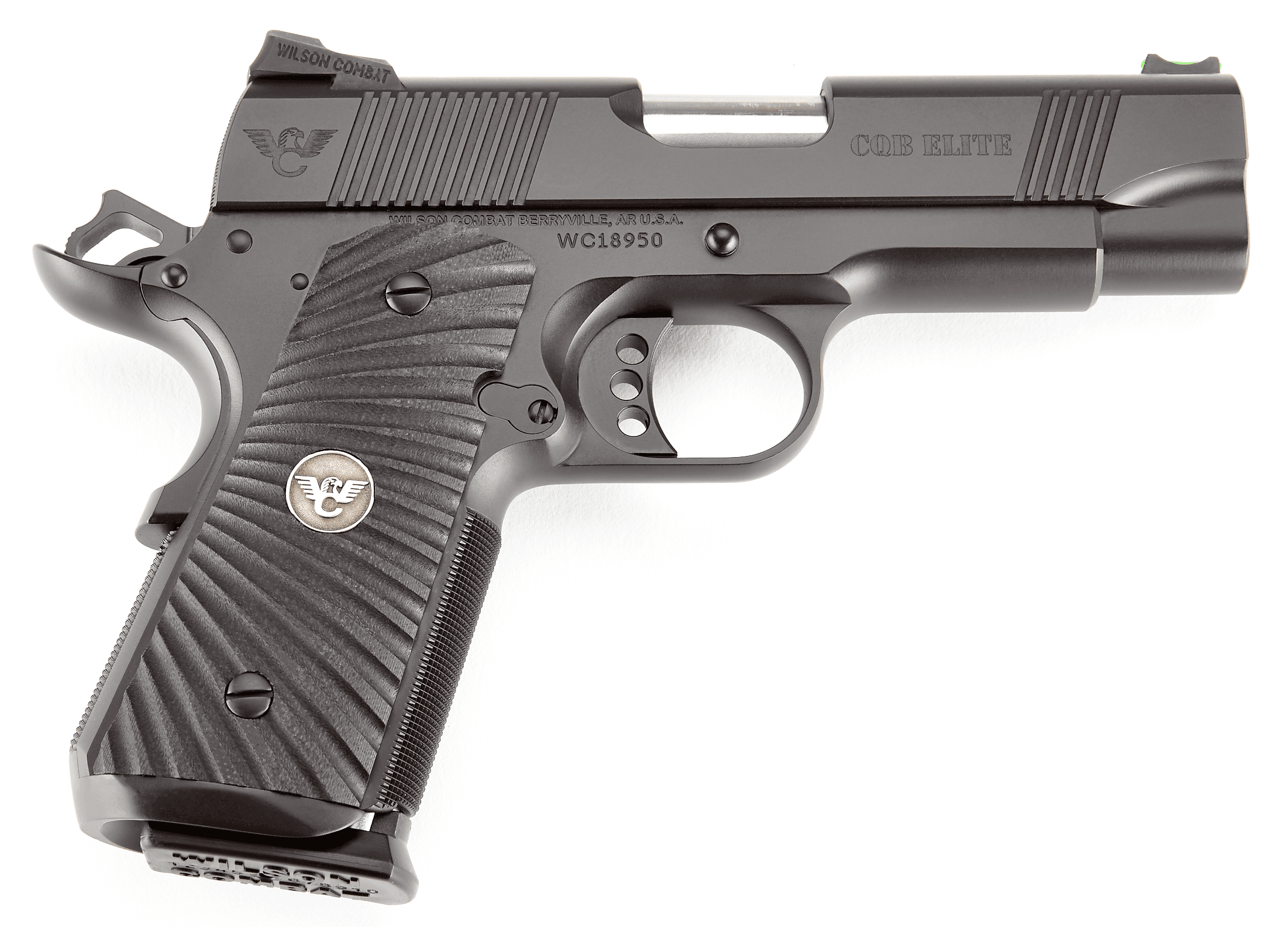 Wilson Combat CQB Elite Compact 9mm Luger 4" 10+1 Stainless Carbon Steel G10 Grip