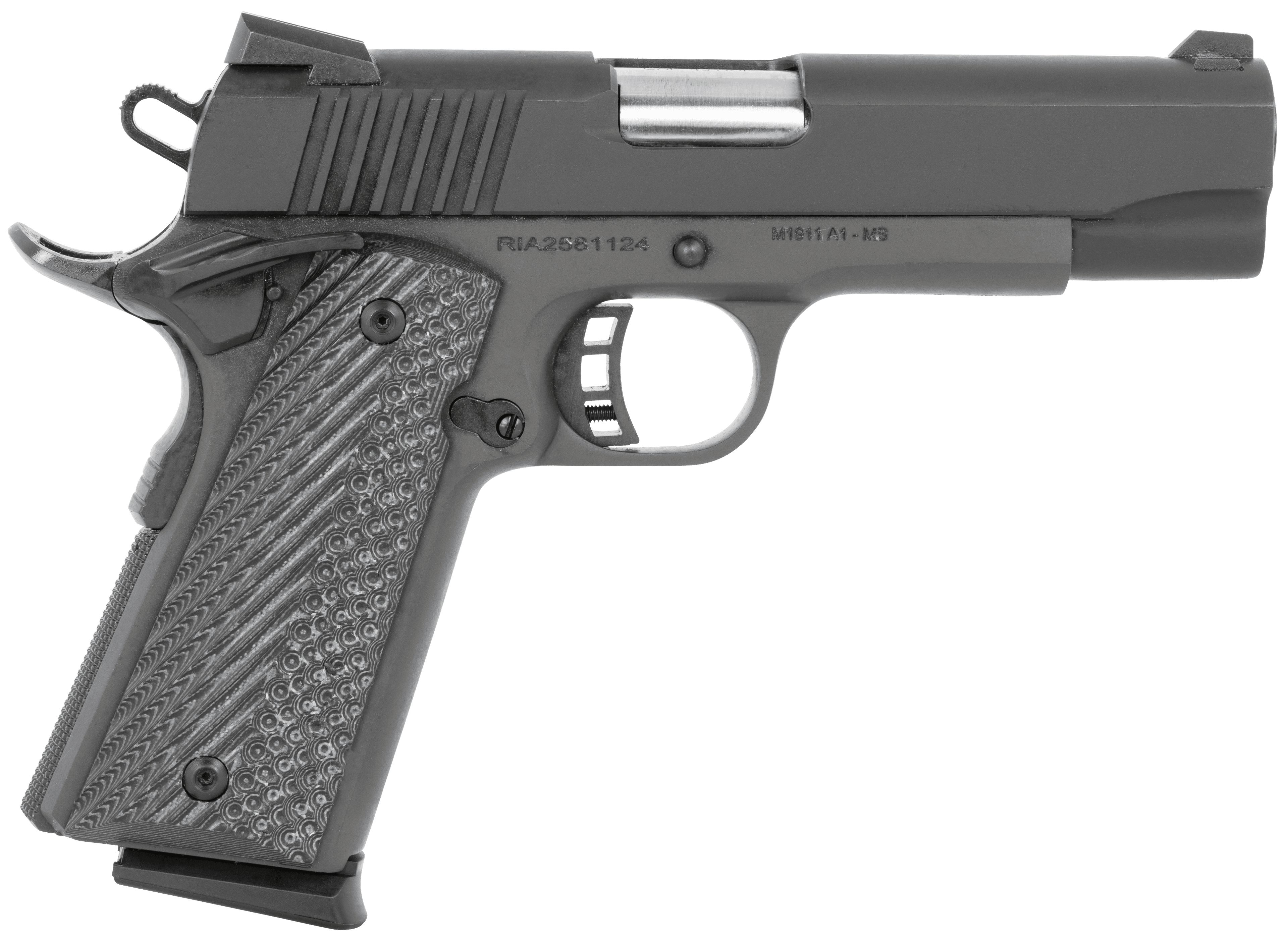 Armscor Rock Island 51531 M1911-A1 45 ACP 4.30" 8+1 Gray G10 Grip Parkerized