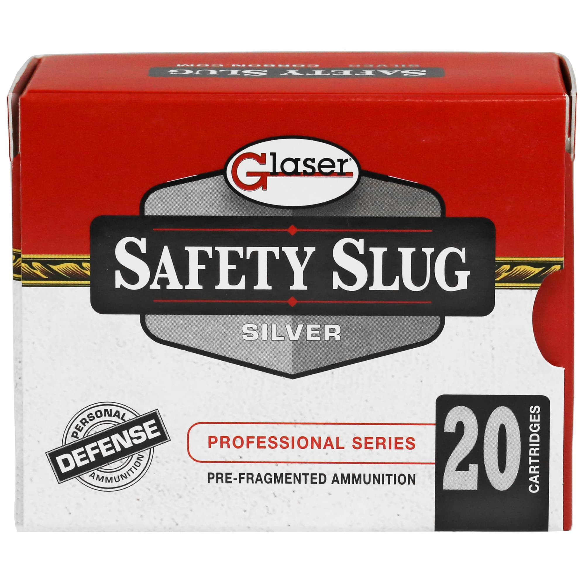 GLASER SILVER 357MAG 80GR 20 Rounds
