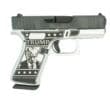 Glock G43X Custom 9mm 3.41in 10rd Trump Satin Aluminum Cerakote