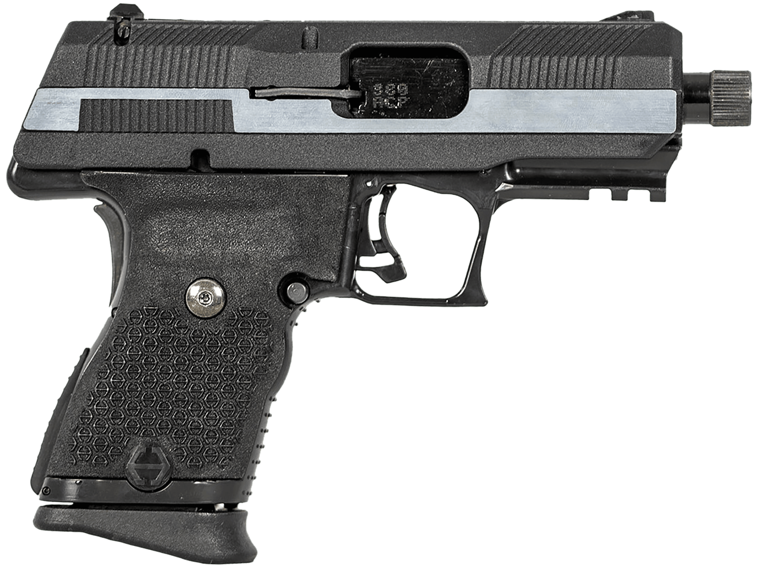 Hi-Point YC380CFRDCT 380 ACP 3.93" 10+1 Chrome Serrated Steel Slide