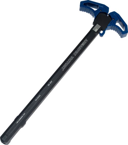 Armaspec Victory Changing Charging Handle Aluminum Blue for AR Upper
