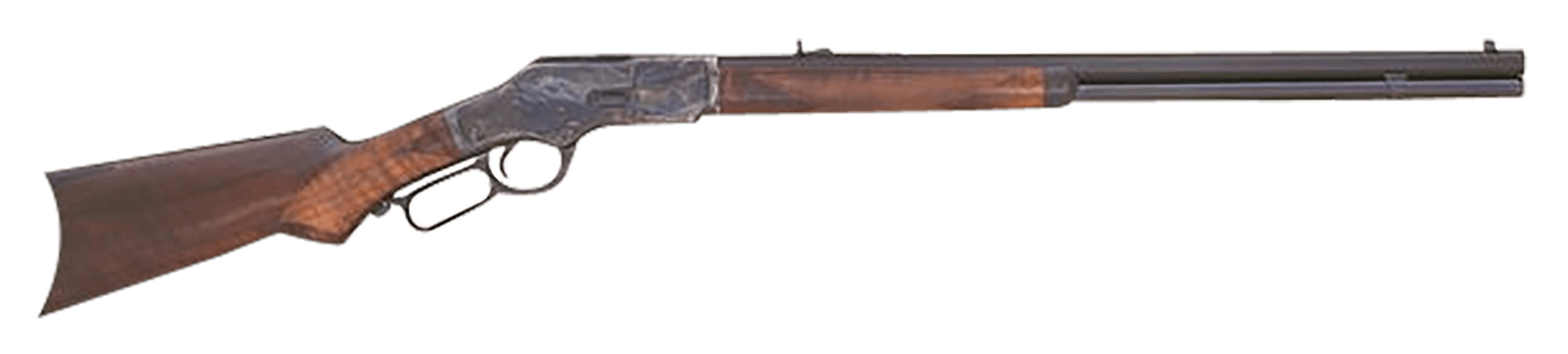 Cimarron Ca277 1873 Deluxe .45 Colt 24 inch 12 plus 1 Color Case Hardened Walnut