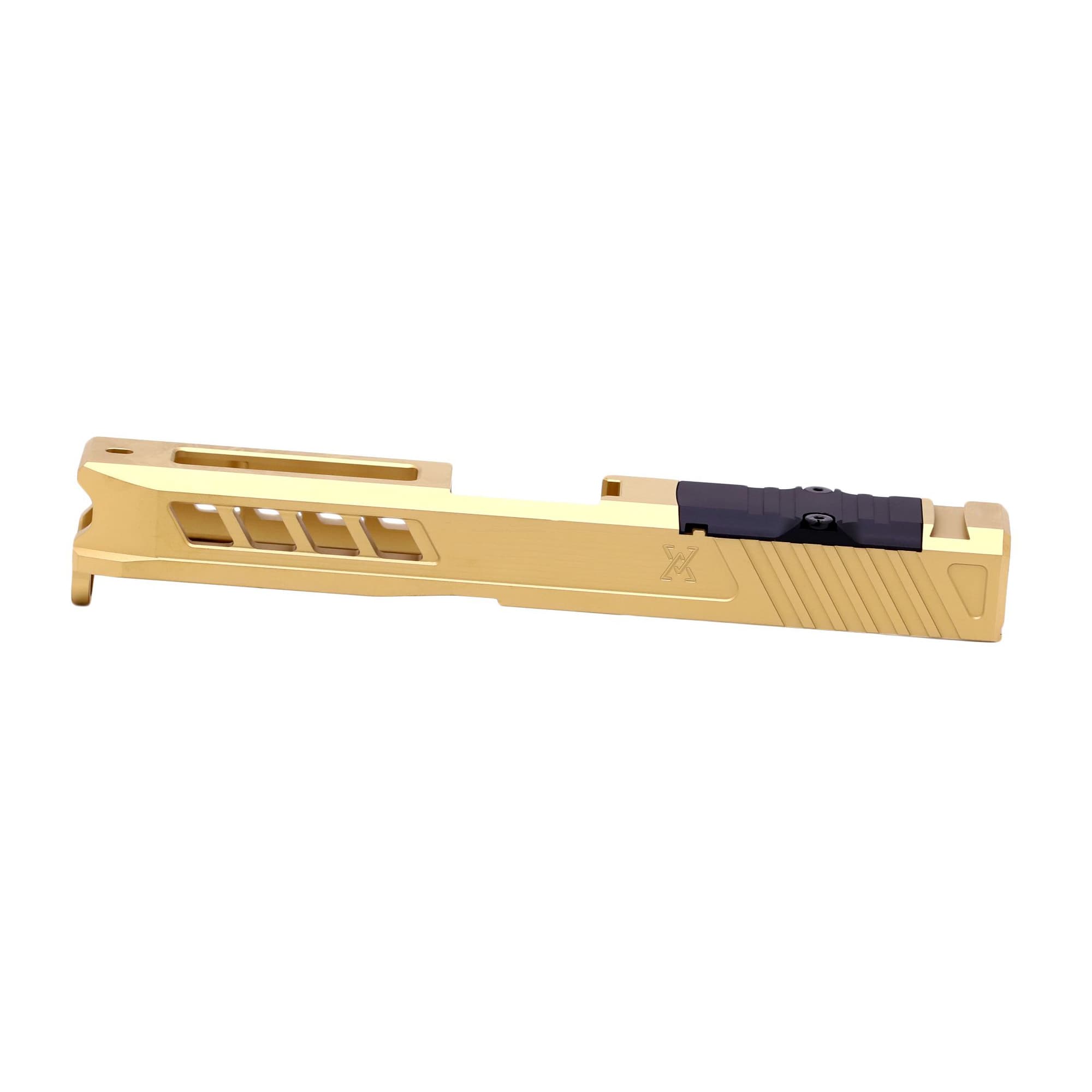 True Precision Axiom Slide Glock G19 Gen3 RMR Gold TiN
