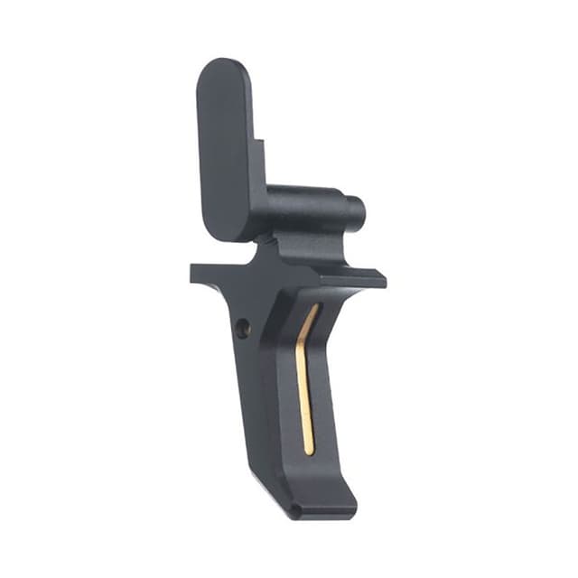 Tyrant Designs Trigger for Sig Sauer P320 Flat Black Gold Hardware
