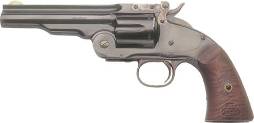 Cimarron Firearms No 3 Schofield 38 Special 5 in 6 Rounds Blued Walnut