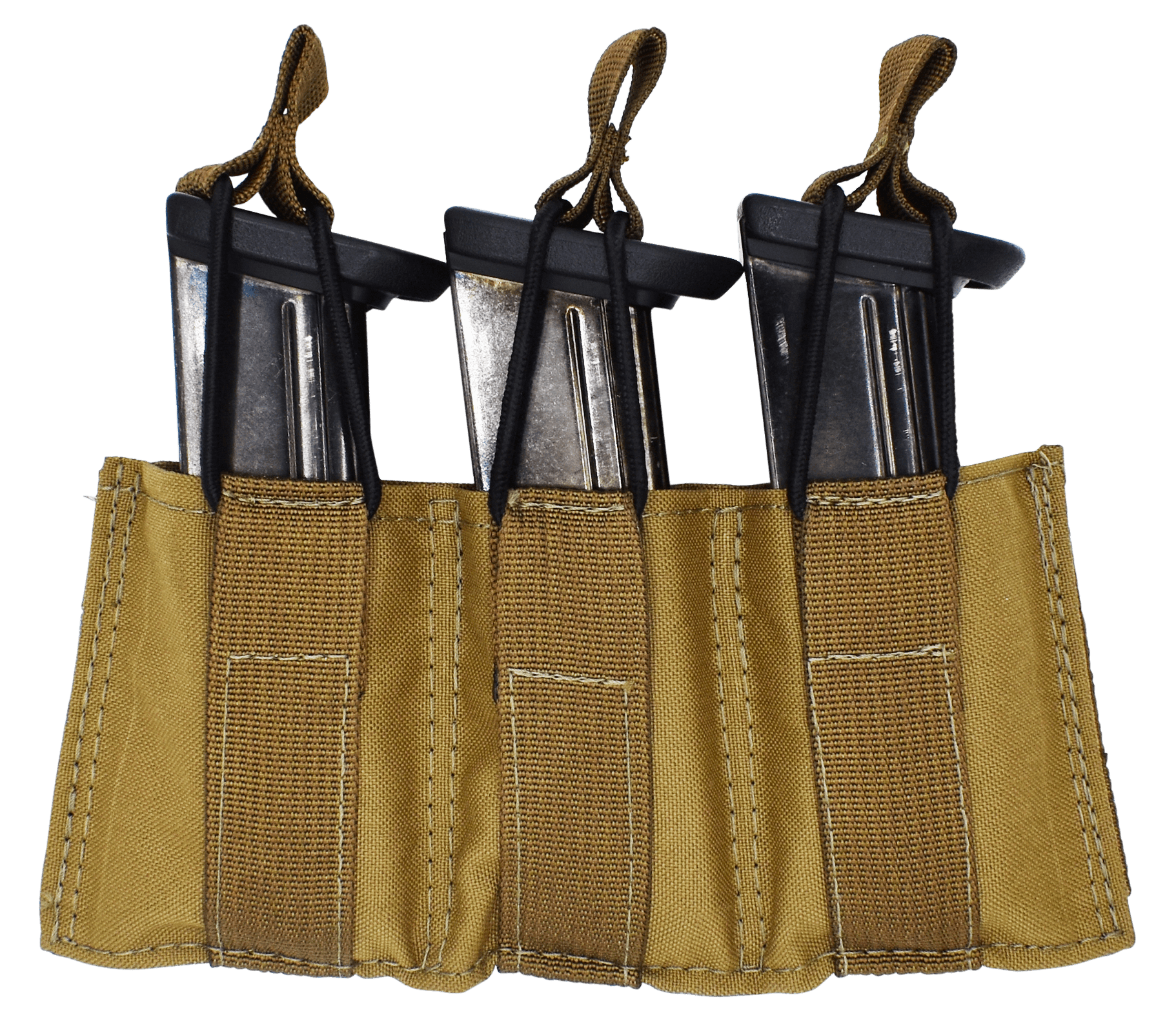 Tacshield T3608CY Speed Load Triple Pistol Triple Coyote 1000D Nylon