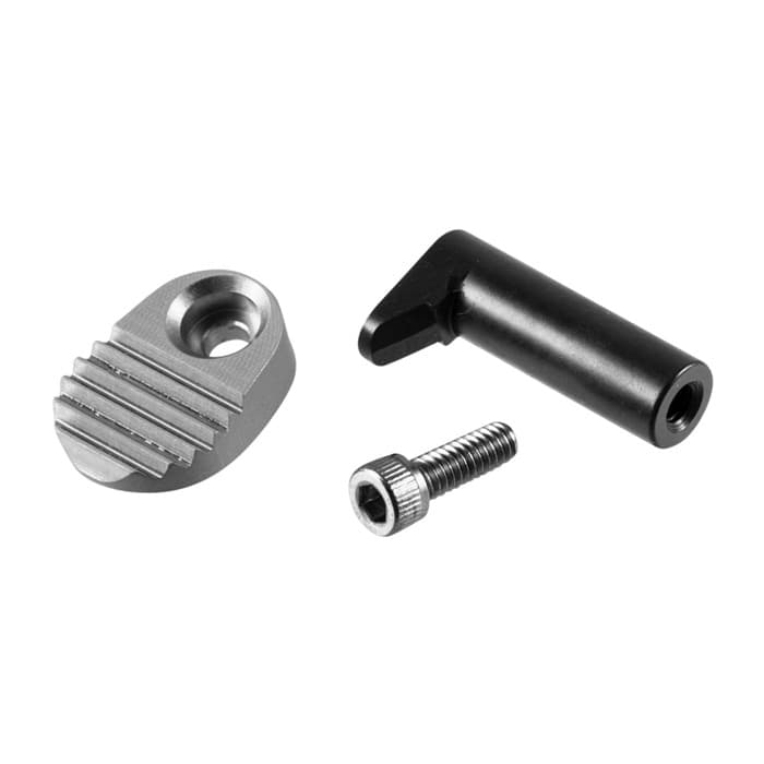 Tandemkross Titan Extended Magazine Release for S&W Victory 22 Silver