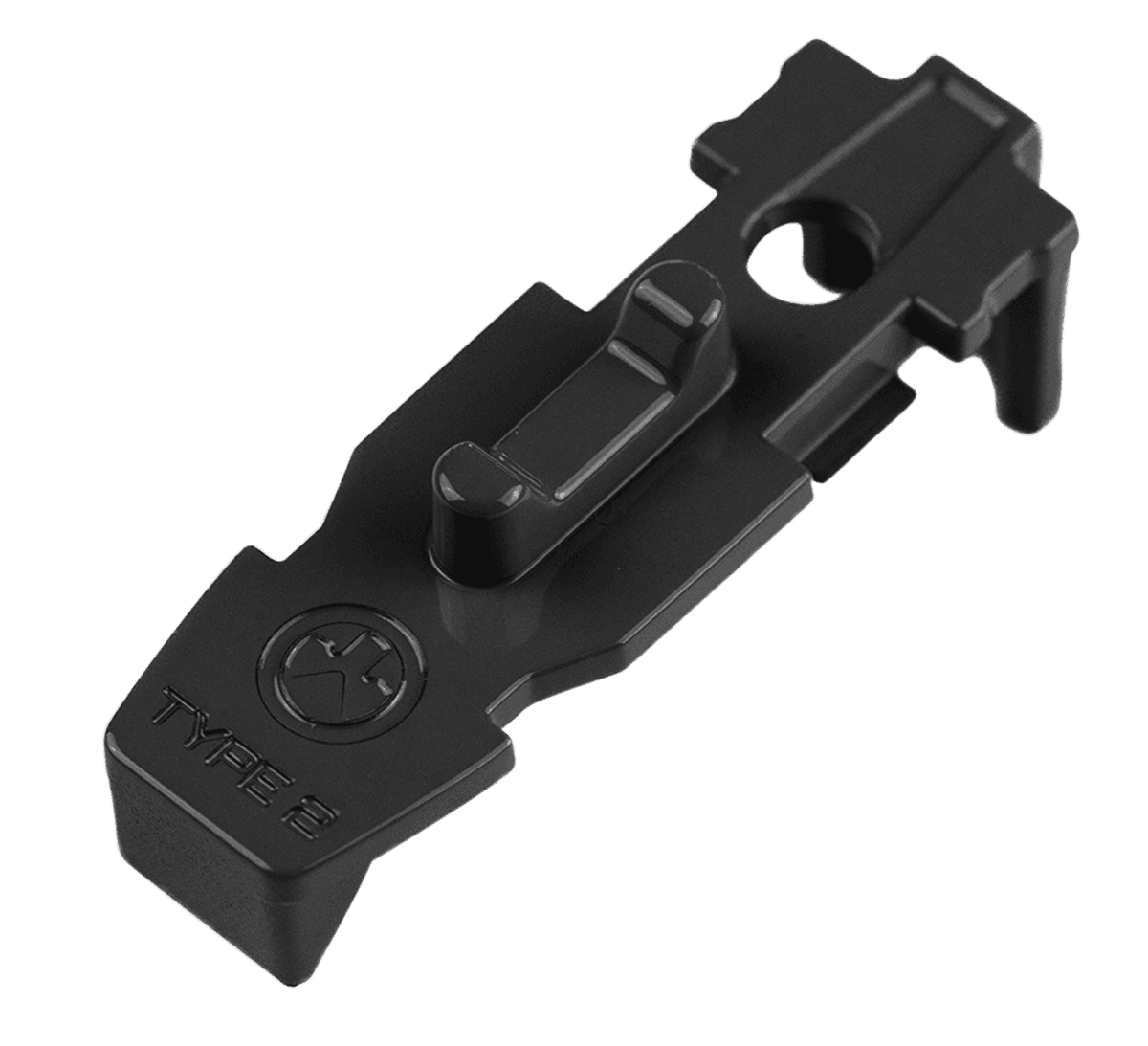 Magpul MAG804-BLK Tactile Lock-Plate Type 2 Made of Polymer w/ Black Finish & 1/8" Double Ridge for PMAG 10/20/30 AR/M4 GEN M3/AR 300 B GEN M3 Floor Plates/5 Per Pack