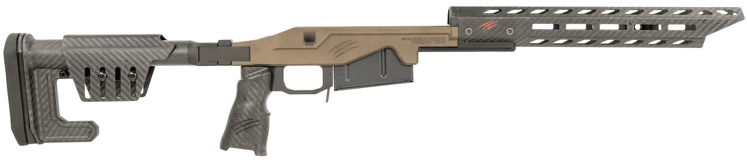 Fierce Firearms Lachsbz Bronze Long Action Rifle Stock Compatible Receivers