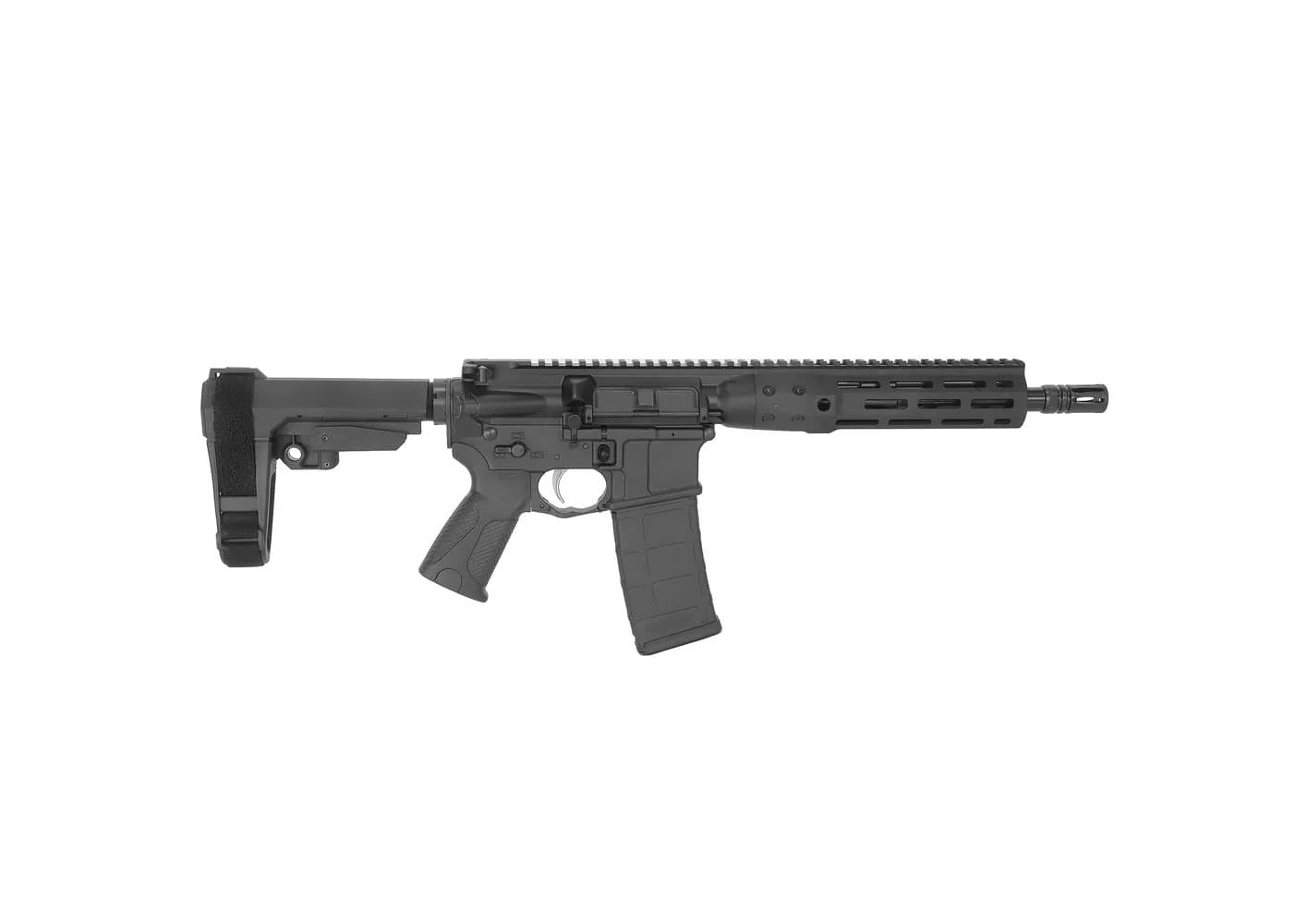 LWRC Ic Di Pistol 300 AAC Blackout 10.5in Mlok SBA3 Brace Anthracite