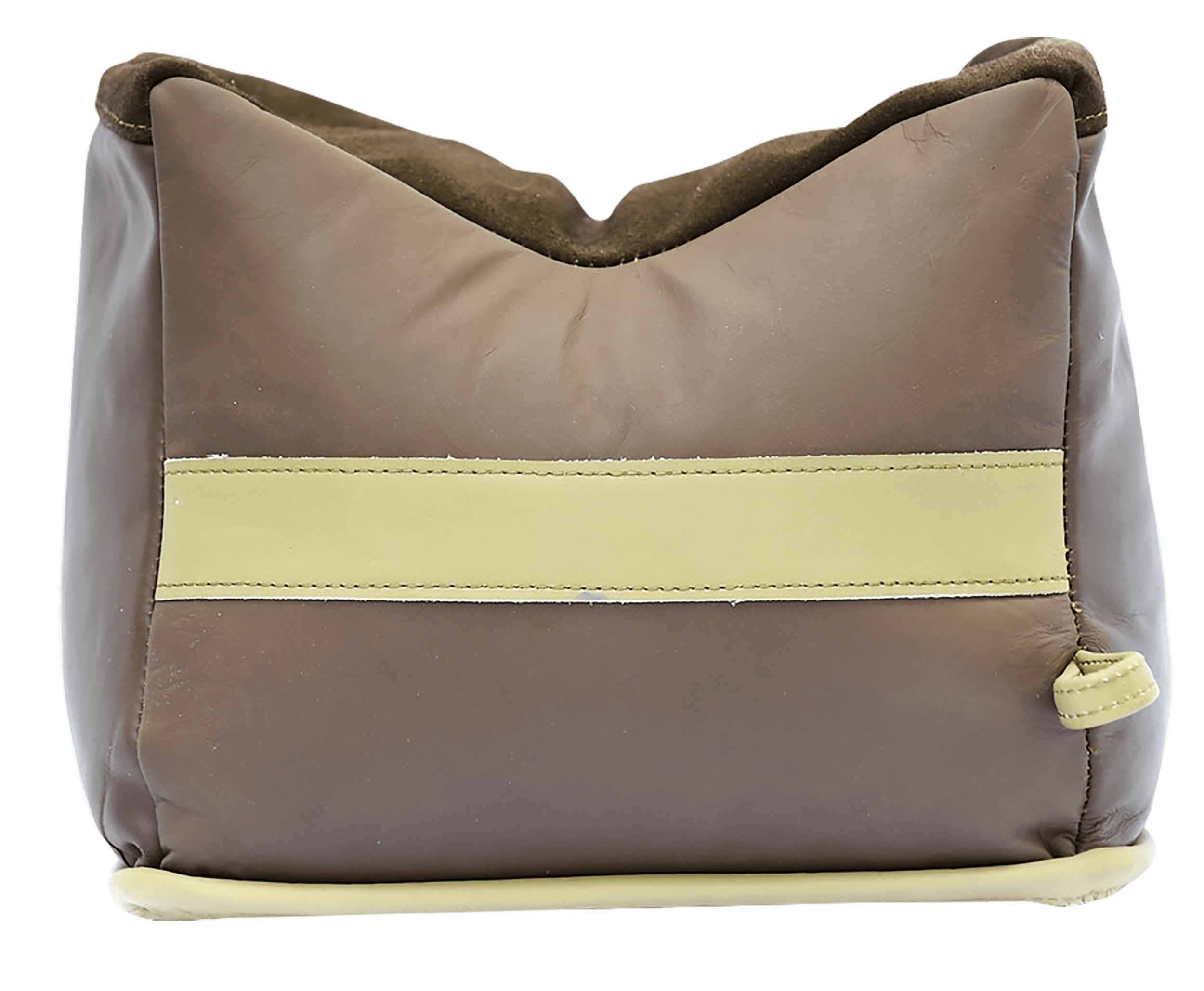 BenchMaster BMALBBKE Bench Bag  Large Empty Brown Leather Front Bag 24 oz
