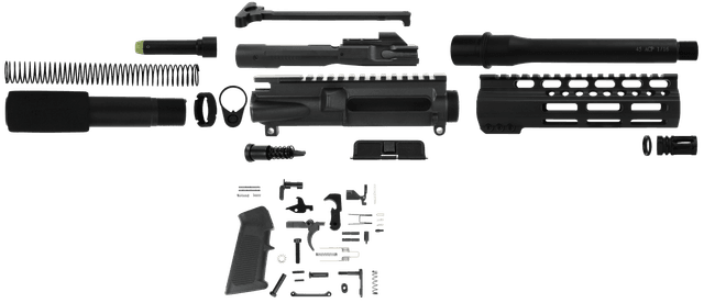 TacFire AR Build Kit Pistol 45 ACP Ar-10 5/8-24 Steel Nitride