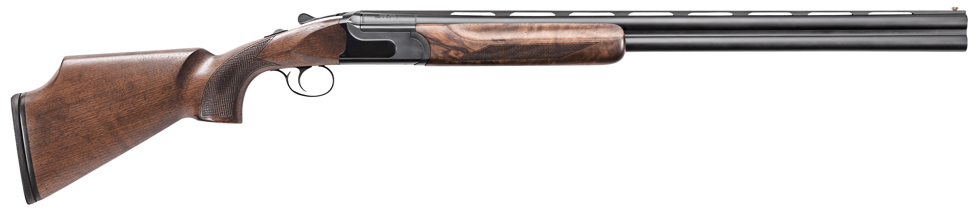 Charles Daly 214E 12GA, 28in. Barrel, 2rd, Wood Stock & Forend  - Black (930126)