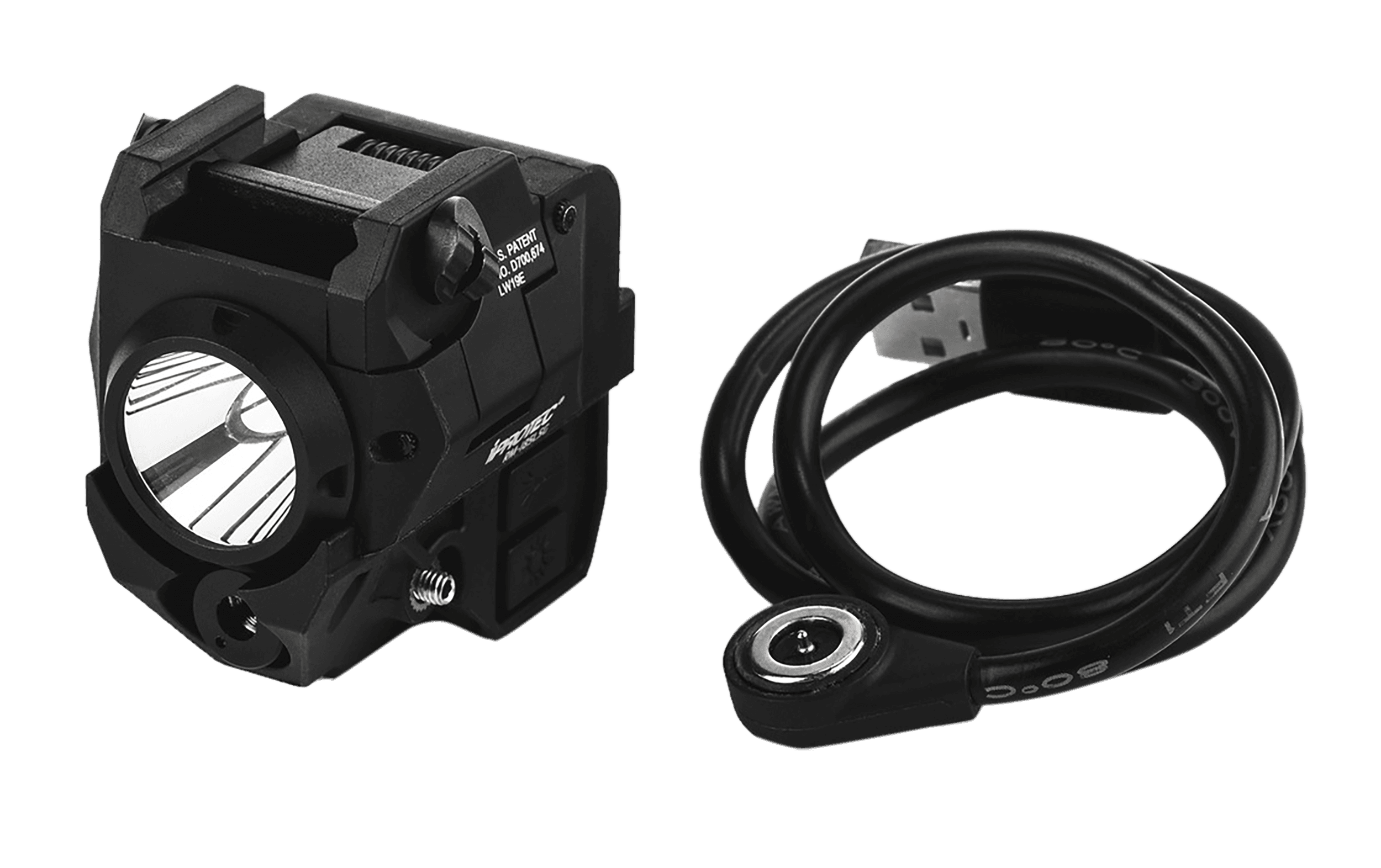 iProtec Rail-Mount Light Green Laser 185 Lumen for Long Guns