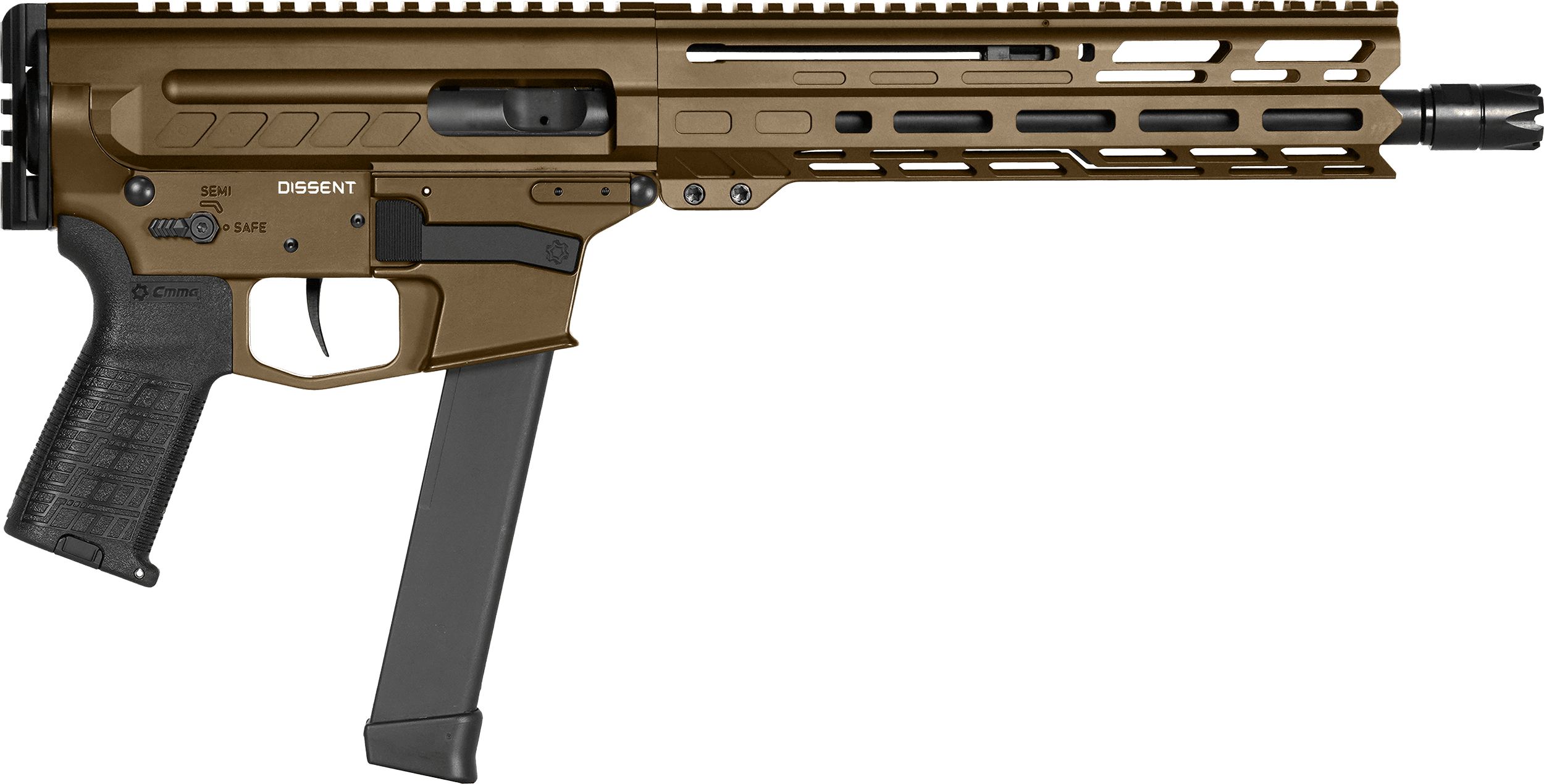 CMMG Dissent MKGS 9mm Luger 10.50" 33+1 Midnight Bronze
