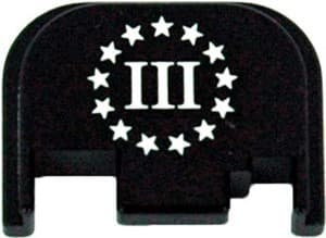 Cruxord Glock 43 Back Plate Aluminum 3% Flag