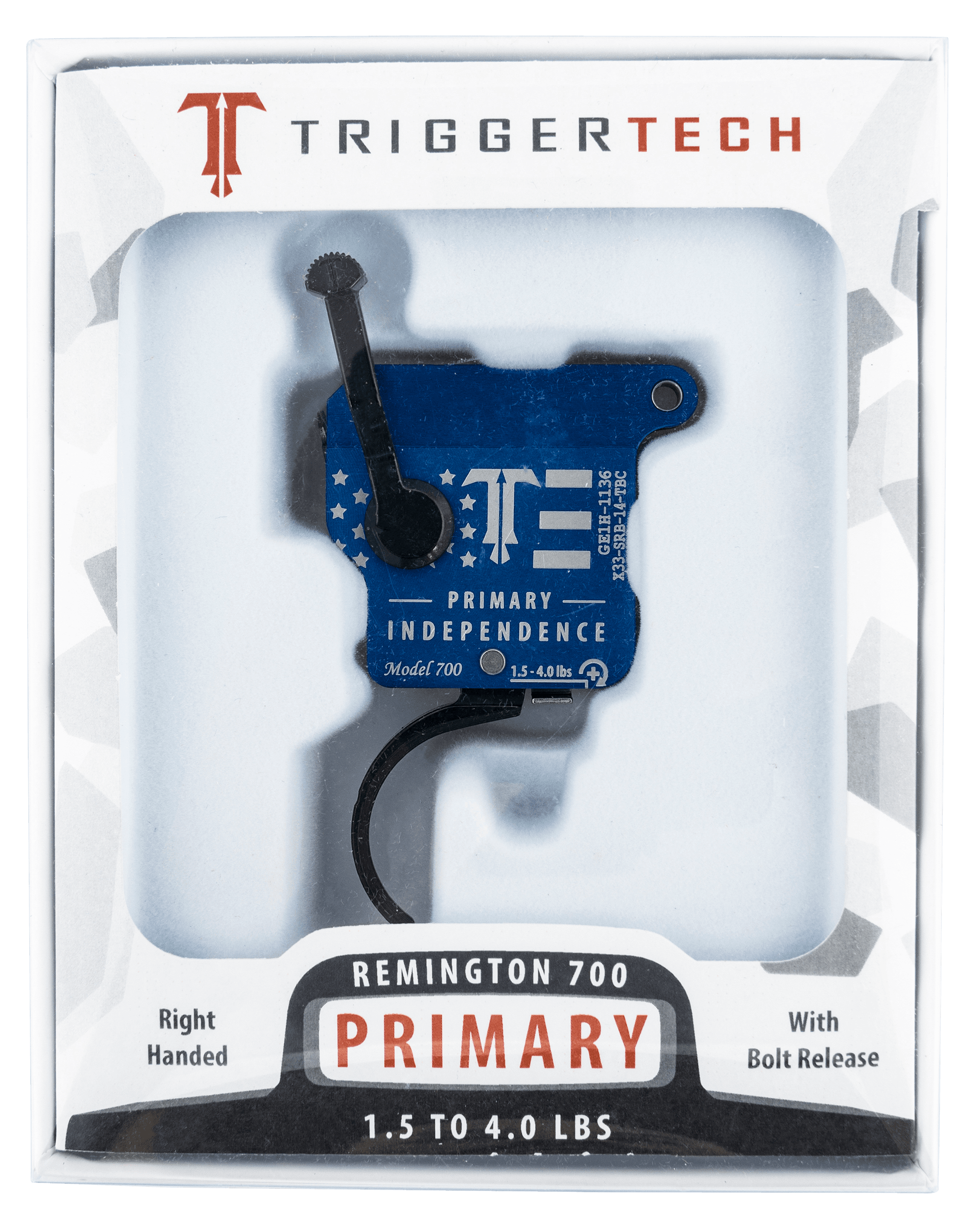 TriggerTech X33SRB14TBC Single-Stage Curved Trigger 1.50-4 lbs Remington 700