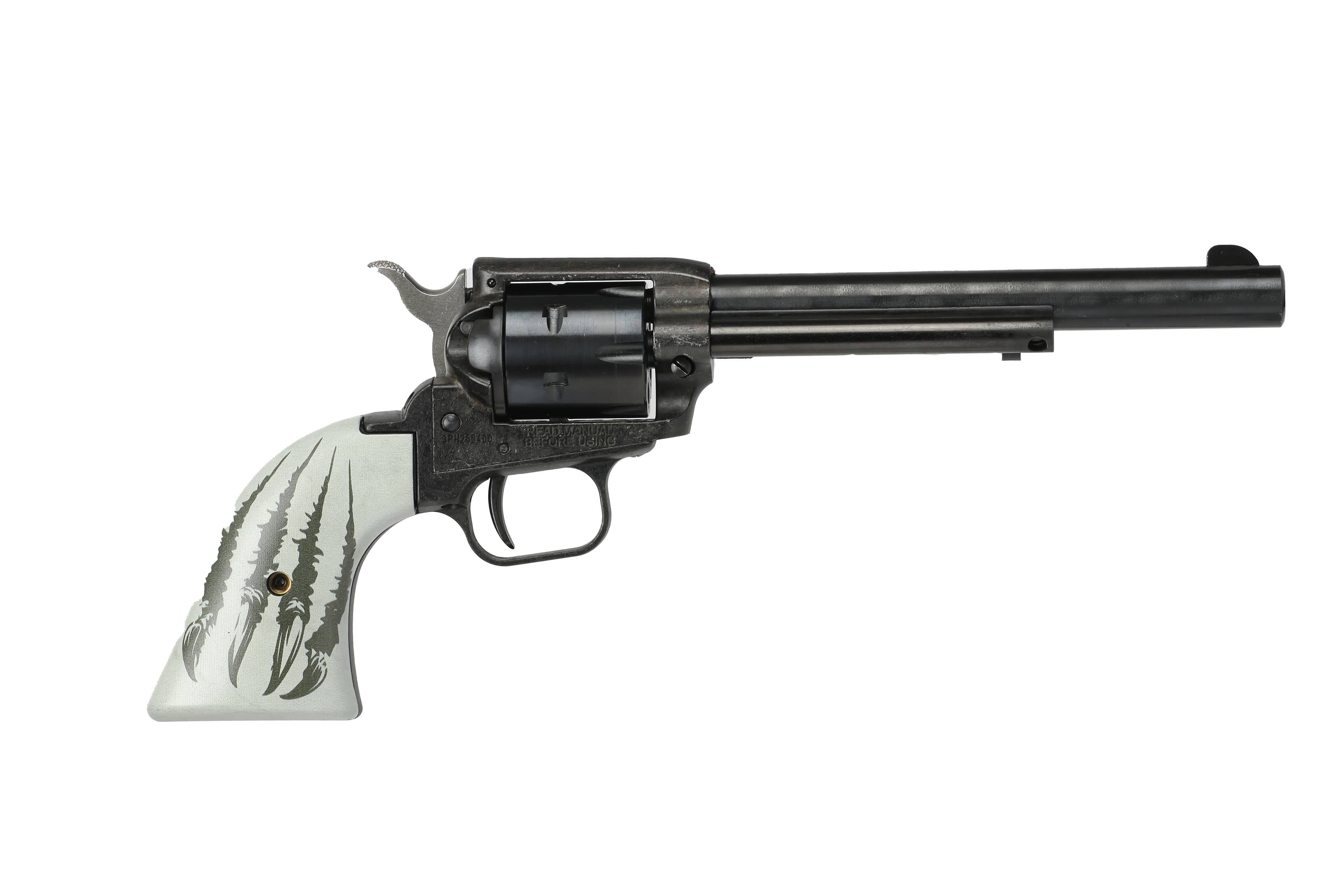 Heritage Rough Rider Small Bore, 22 Long Rifle, 6.5 inch, 6 Round, Blue Bear Claw