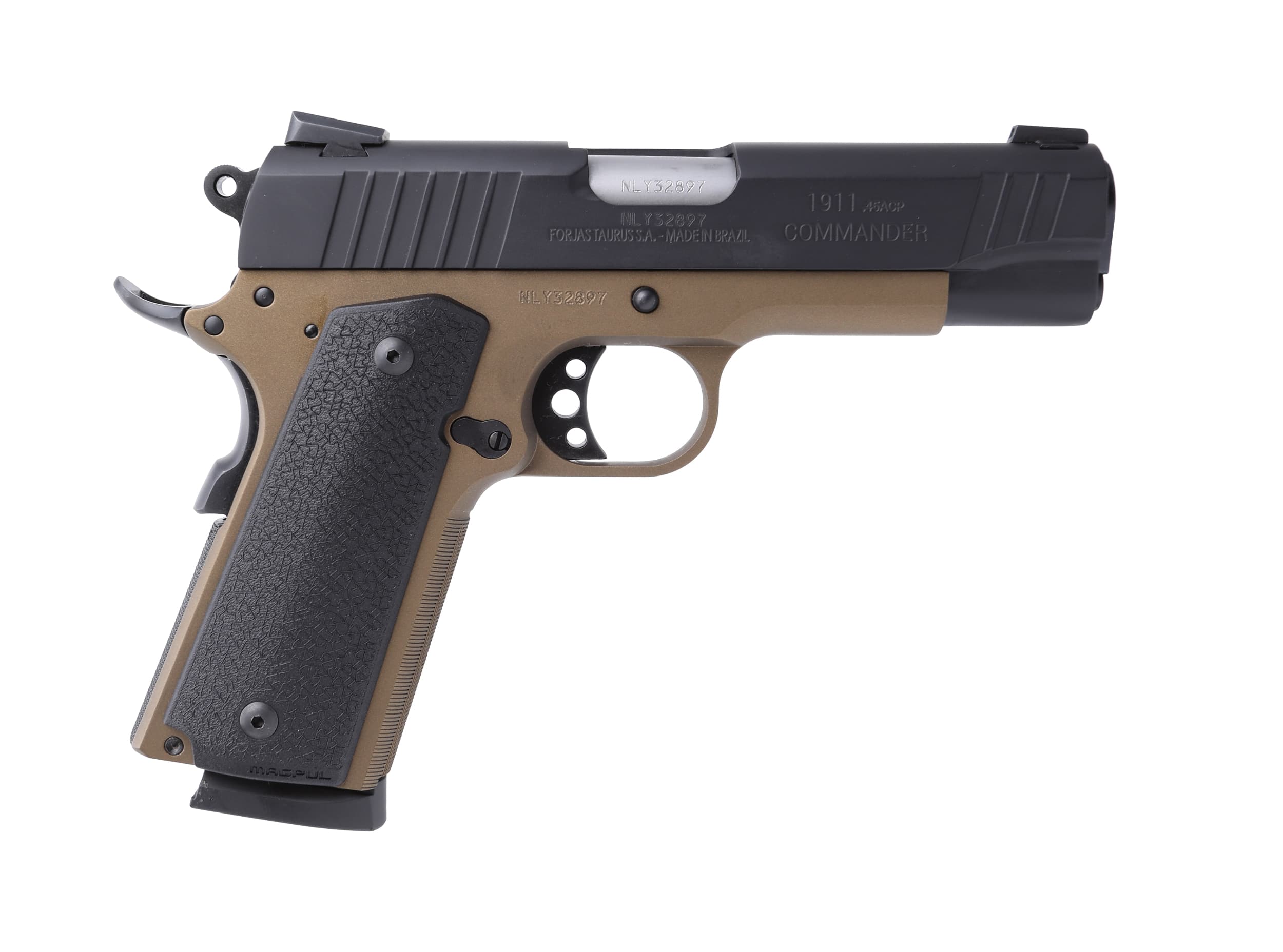 Taurus 1911FS 45 ACP 5 Inch 8 Round Blued/Brass