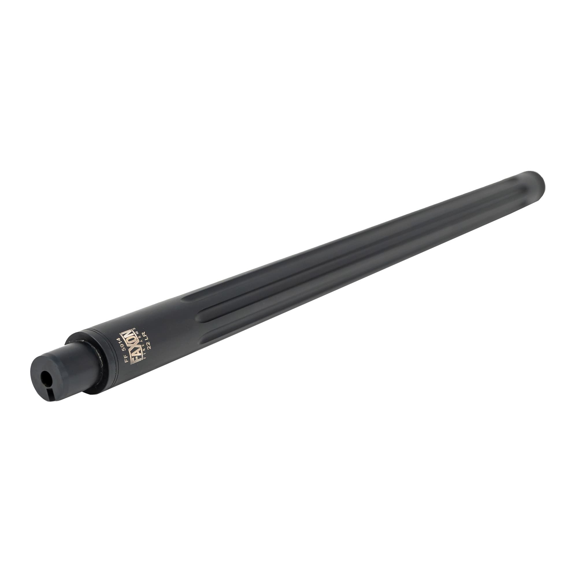 Faxon Firearms Ruger 10/22 16 Inch Straight Fluted Bull Barrel Threaded Nitride
