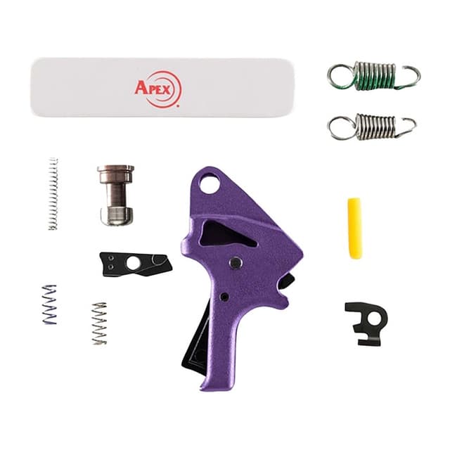 Apex Tactical M&P 2.0 Flat Faced Forward Trigger Kit Polymer Purple