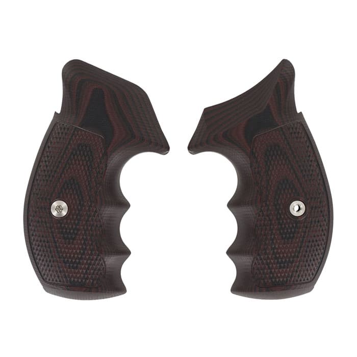 VZ Grips S W K L Frame Tac Diamond Round Butt G10 Black Cherry