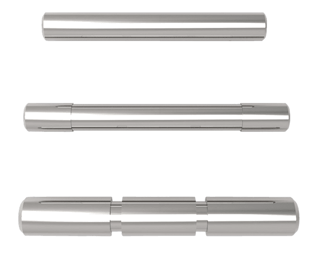 Cross Armory 3 Pin Set for Glock Gen1-3 Silver Steel