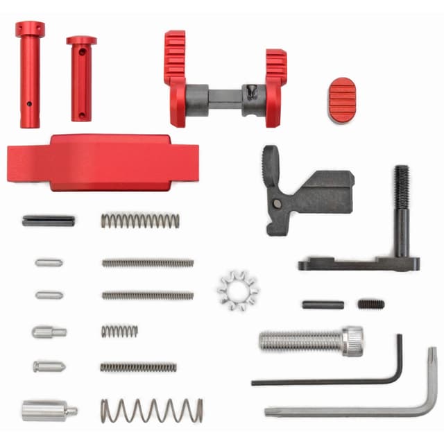 Armaspec Arm252-Red Spr Lt Lpk 223/556 Red Lower Parts Kit for Ar-15
