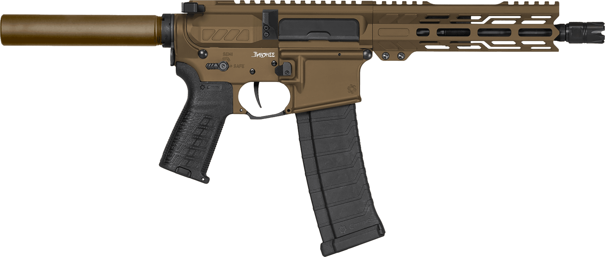 CMMG Banshee MK4 4.6x30mm 8" 40-Round Midnight Bronze