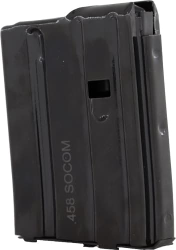 E-Lander Magazine .458 Socom 4 Round Steel Compatible with AR-15 Type Firearms