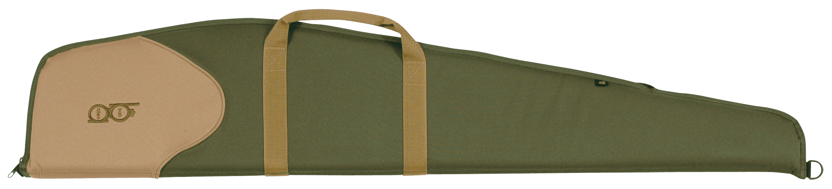 Bob Allen 16511 Classic Rifle Case 48" Olive Green/Khaki 600D Polyester Foam Padding