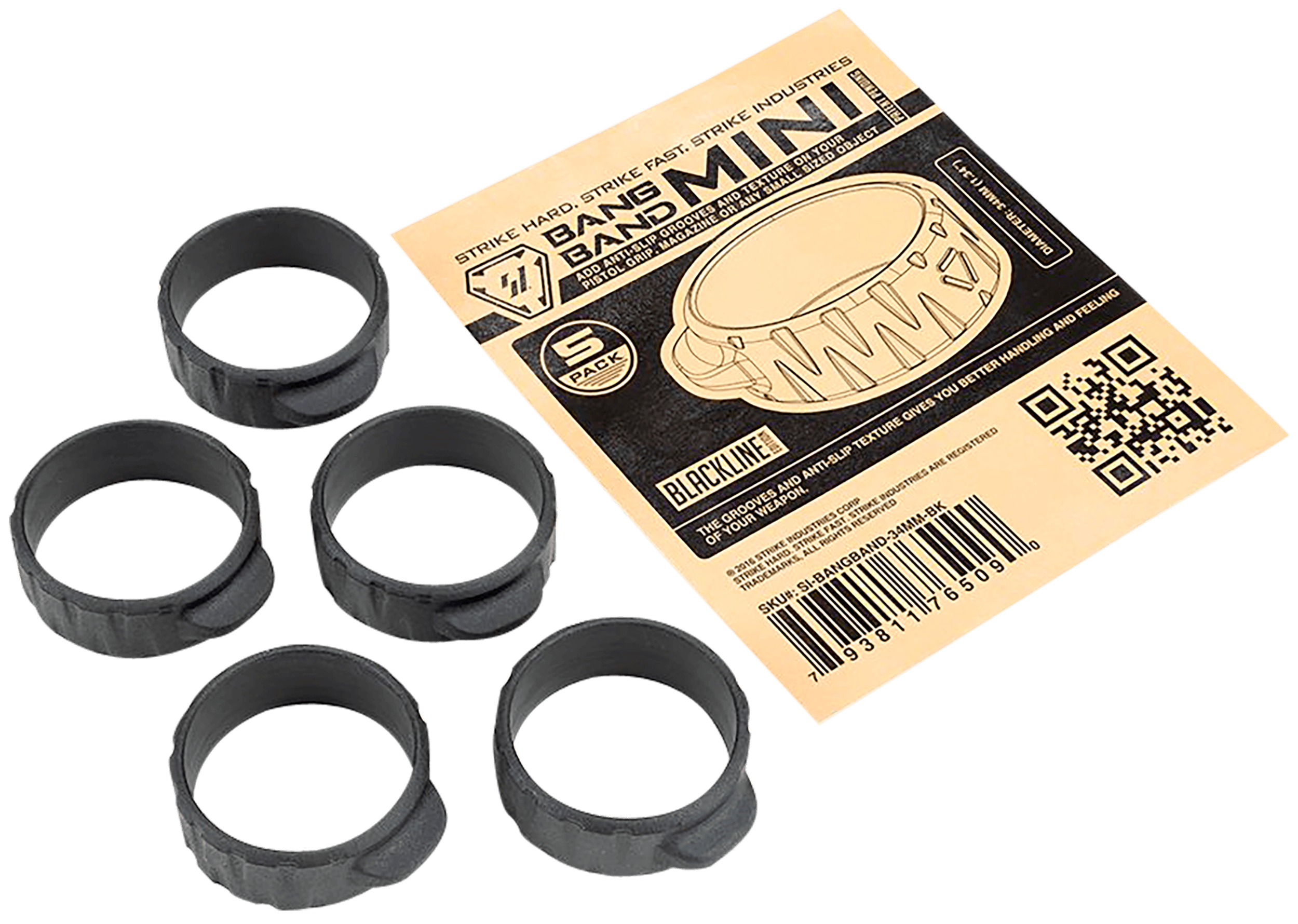 Strike Industries Bang Band Mini 34mm Rubber 5 Pack